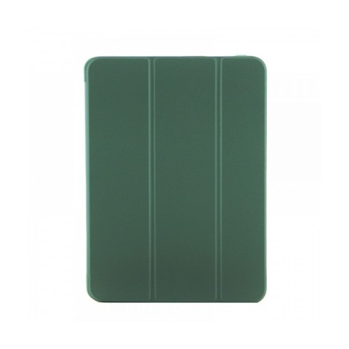 Samsung Galaxy Tab A7 10.4 (2020) T500 / T505 Tri-fold Stand Case Front GREEN Color and Back Silicone Transparent (oem)