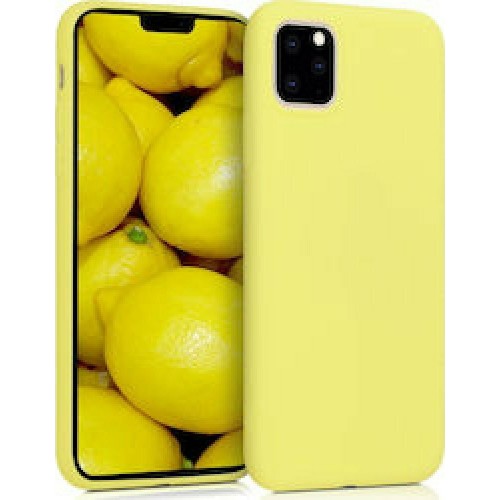 Samsung Galaxy A02s Θήκη Σιλικόνης Yellow ΟΕΜ