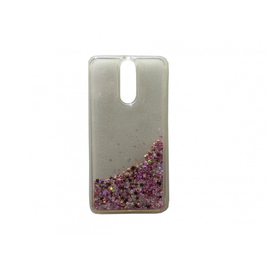 Oem Θήκη TPU Με Υγρό Glitter Για Huawei Mate 10 Lite - Ροζ