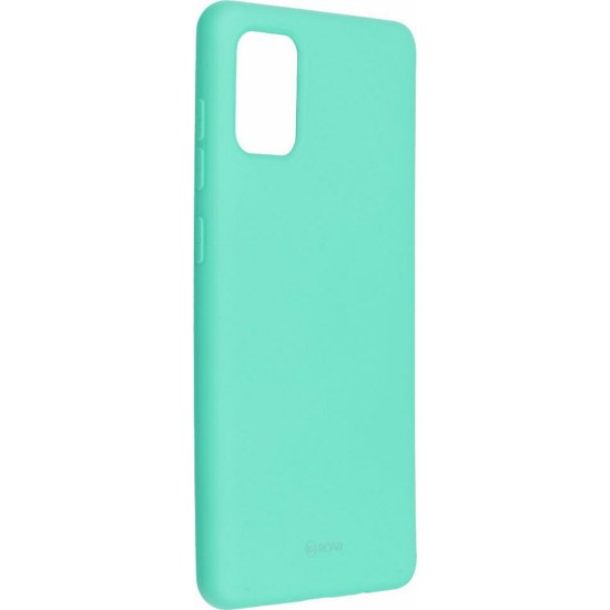 Back Cover Σιλικόνης Ματ Mint (Galaxy A22 4G)