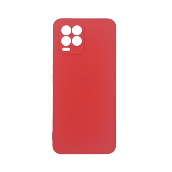 Soft Touch Back Cover Σιλικόνης Red OPPO REALME 8/ 8PRO 