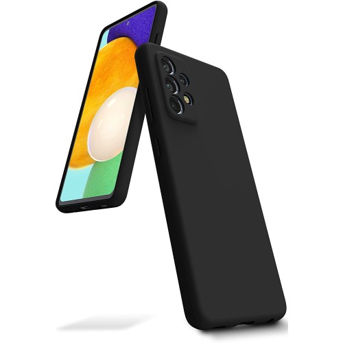 Silicone Back Cover Σιλικόνης Black (Galaxy A52 4G)