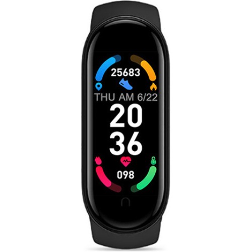M6 Smart Band με Παλμογράφο Μαύρο M6 Smart Band με Παλμογράφο Μαύρο