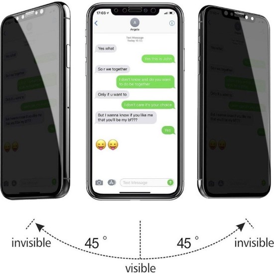 Privacy Full Face Tempered Glass (iPhone 14 Plus)