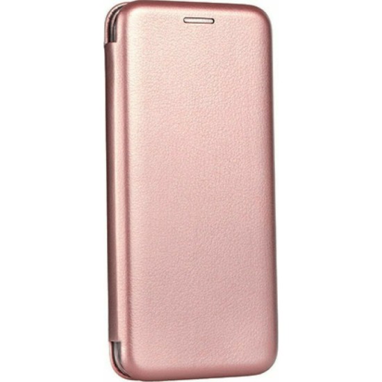 Elegance Book Δερματίνης Ροζ Χρυσό (Redmi 9C)