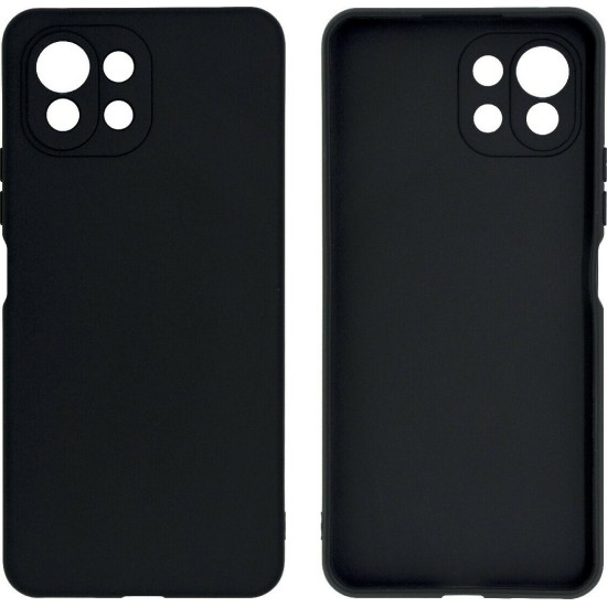 Back Cover Σιλικόνης Μαύρο (Xiaomi Mi 11 Lite 4G / 5G)