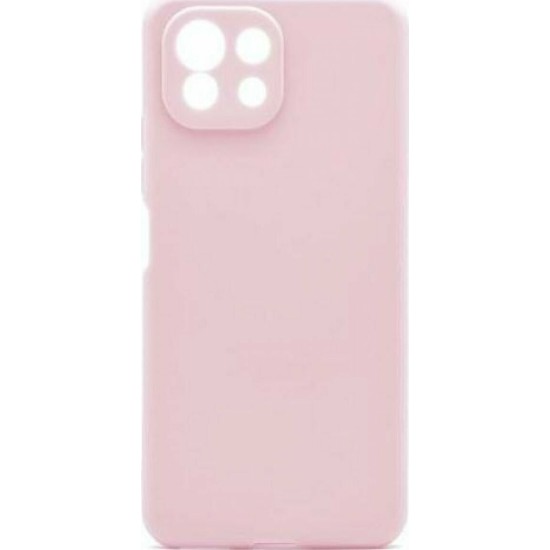 Back Cover Σιλικόνης  Pink (Xiaomi Mi 11 Lite 4G / 5G)
