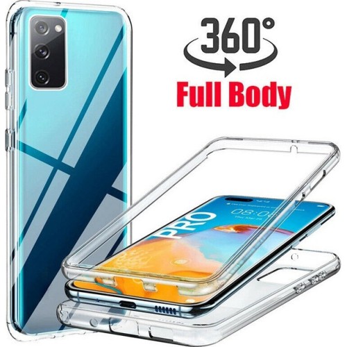360 Full Cover Πλαστικό / Σιλικόνης Διάφανο (Galaxy S20 FE)