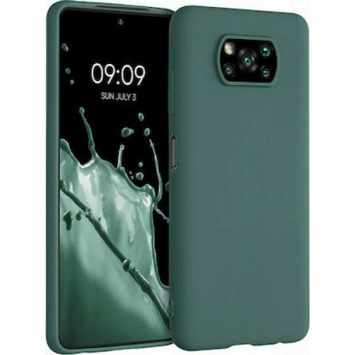 Matt Case Gel TPU Cover 2.0mm Για Xiaomi Poco X3 / Poco X3 NFC / Poco X3 Pro Πράσινο BOX