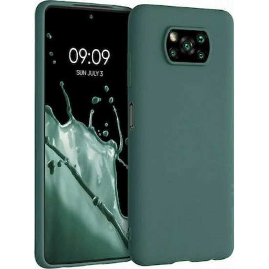 Matt Case Gel TPU Cover 2.0mm Για Xiaomi Poco X3 / Poco X3 NFC / Poco X3 Pro Πράσινο BOX