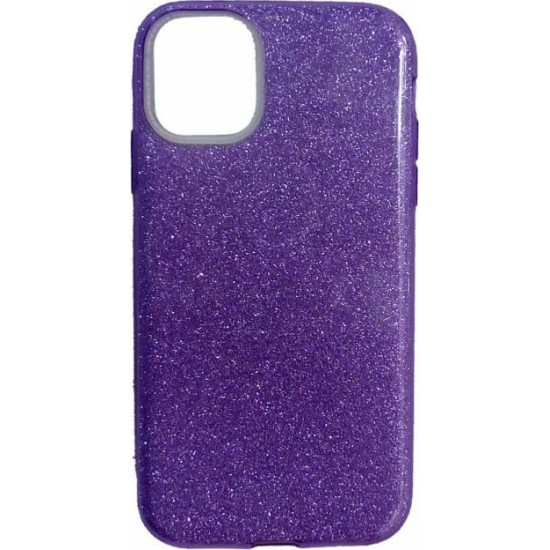 Glitter Case Shining Χρυσόσκονη Cover Για Samsung Galaxy A03S Μωβ