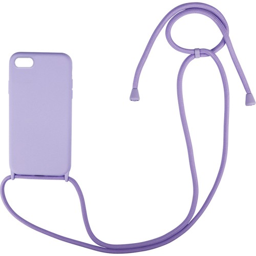Back Cover Σιλικόνης Λιλά (iPhone SE 2020/8/7)