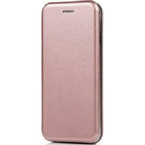 Μαγνητική Θήκη Flip Curved Elegance για Xiaomi Redmi 10 - Ροζ Χρυσό