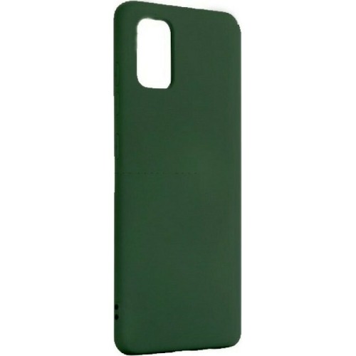 Θήκη σιλικόνης Back Cover Silicon Matt Samsung Galaxy A41 (A415F) πράσινο Θήκη σιλικόνης Back Cover Silicon Matt Samsung Galaxy A41 (A415F) πράσινο