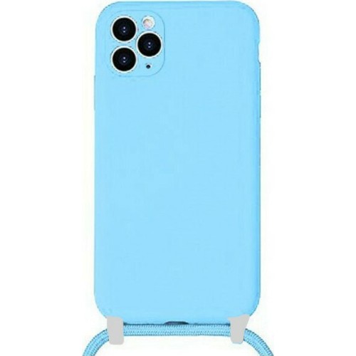 Colored Silicone Cord Back Cover Σιλικόνης με Λουράκι Γαλάζιο (MI 11T) Colored Silicone Cord Back Cover Σιλικόνης με Λουράκι Γαλάζιο (MI 11T)