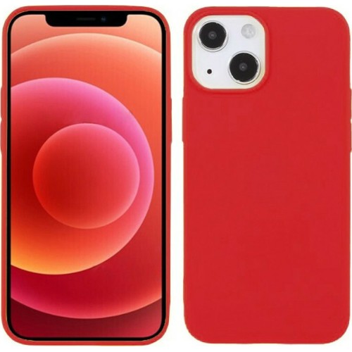 Back Cover Σιλικόνης Κόκκινο (iPhone 13 mini)