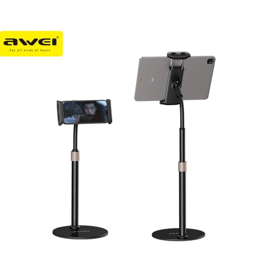 Επιστραπέζια Βάση Κινητού/Tablet Awei X18 Μαύρο