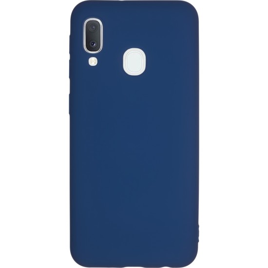 Back Cover Σιλικόνης Σκούρο Μπλε (Galaxy A20e)
