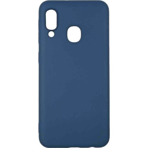 Back Cover Σιλικόνης Σκούρο Μπλε (Galaxy A20e)