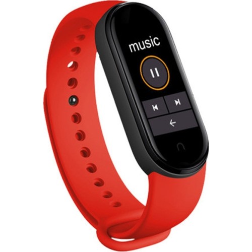 M6 Smart Band με Παλμογράφο Κόκκινο M6 Smart Band με Παλμογράφο Κόκκινο
