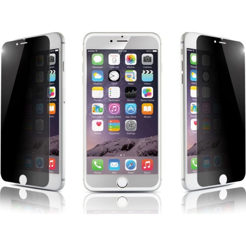 Privacy Tempered Glass Μαύρο (iPhone SE 2020 / 8 / 7)