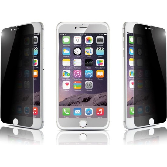 Privacy Tempered Glass Μαύρο (iPhone SE 2020 / 8 / 7)