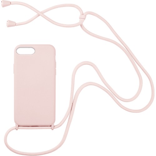 My Colors Carryhang Liquid Back Cover Σιλικόνης Ροζ (iPhone 8/7 Plus)