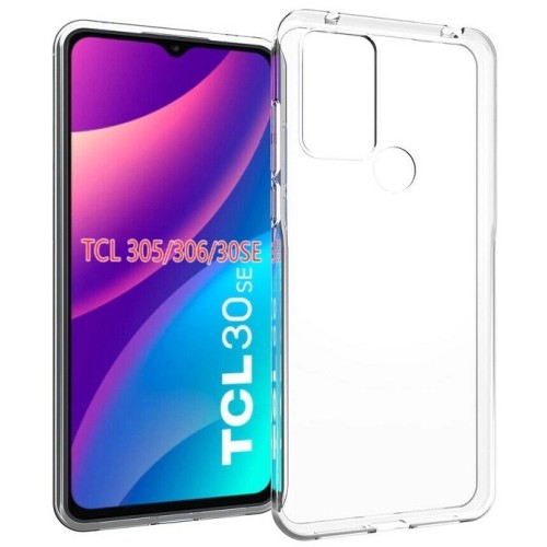 Back Cover Σιλικόνης Διάφανο (TCL 306 / 305 / 30 SE)