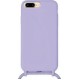 LIQUID SILICONE CORD CASE ΘΗΚΗ ΣΙΛΙΚΟΝΗΣ ΜΕ ΛΟΥΡΑΚΙ - ΛΙΛΑ (IPHONE 7 / 8 / SE 2020)