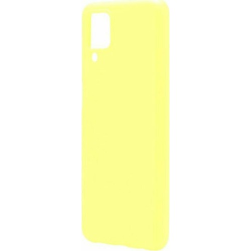 Θήκη Liquid Silicon inos Samsung A125F Galaxy A12 L-Cover Κίτρινο