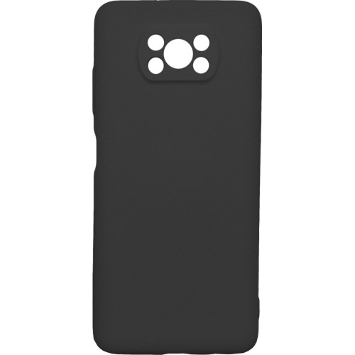 Back Cover Σιλικόνης Μαύρο (Poco X3 NFC / X3 Pro)
