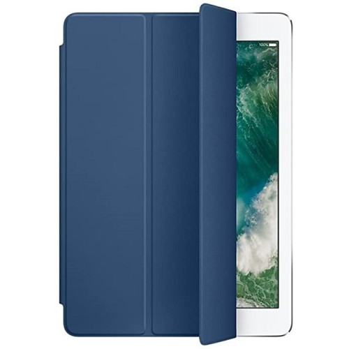 Samsung Galaxy Tab A8 10.5 (2021) X200 / X205 Tri-fold Stand Case Front Dark Blue Color and Back Silicone Transparent (oem)