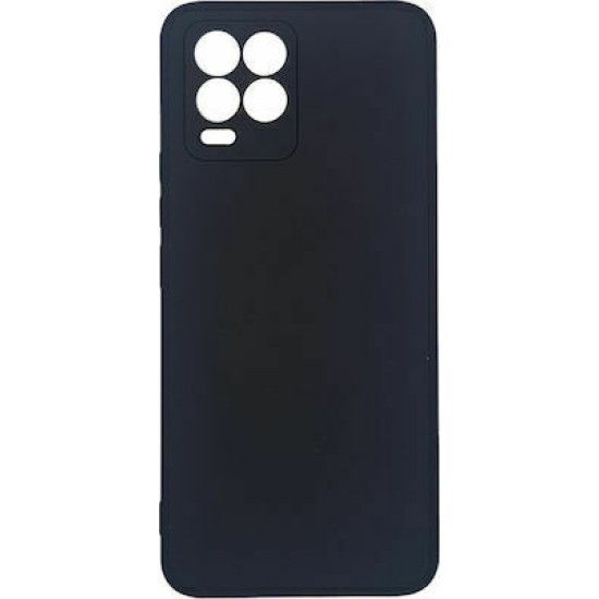 Back Cover Σιλικόνης Μαύρο (Realme 8i)