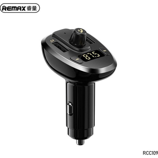 Remax FM Transmitter RCC109 με Bluetooth / MicroSD / USB