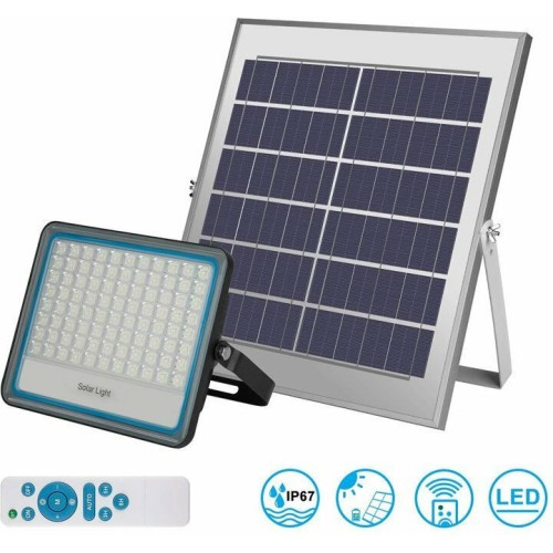 Στεγανός Ηλιακός Προβολέας IP67 Ισχύος 120W με Τηλεχειριστήριο FO-58120 Στεγανός Ηλιακός Προβολέας IP67 Ισχύος 120W με Τηλεχειριστήριο FO-58120