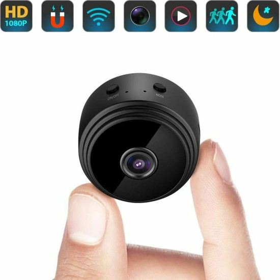 Κρυφή Κάμερα Παρακολούθησης Mini Ασύρματη IP WiFi 720p HD με Μπαταρία BS-00224