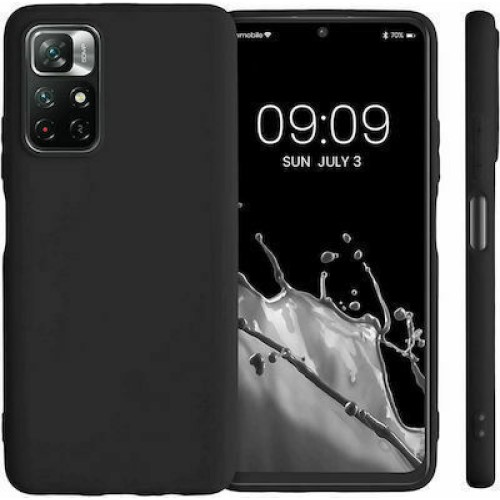 Θήκη Σιλικόνης TPU Ματ για Xiaomi Redmi Note 11 Pro 5G - Μαύρο