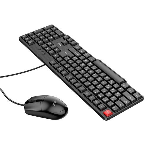 HOCO keyboerd and mouse wired Business GM16 black HOCO keyboerd and mouse wired Business GM16 black