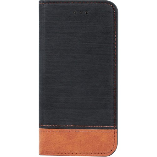OEM SMART MAGNET BOOK ΜΑΥΡΟ / ΠΟΡΤΟΚΑΛΙ  (HUAWEI P8 LITE)