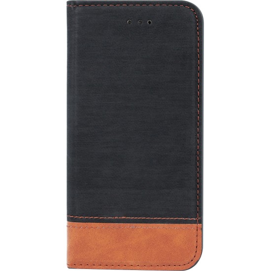 OEM SMART MAGNET BOOK ΜΑΥΡΟ / ΠΟΡΤΟΚΑΛΙ (HUAWEI P8 LITE) OEM SMART MAGNET BOOK ΜΑΥΡΟ / ΠΟΡΤΟΚΑΛΙ (HUAWEI P8 LITE)