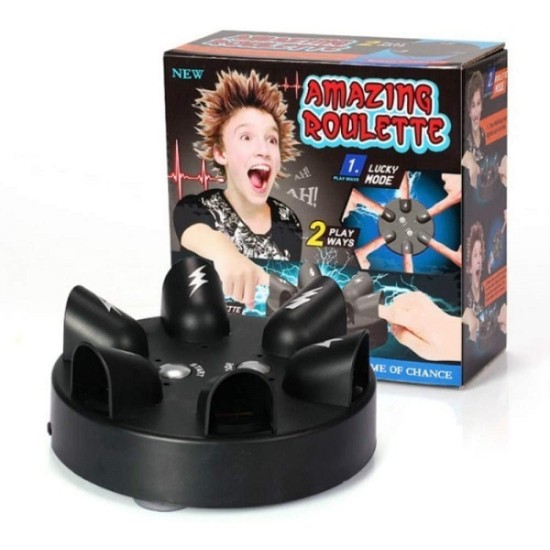 Amazing Roulette Electric Shocking Gameup για 6 παίκτες 2 τρόποι παιχνιδιού Finger Shock Party Game