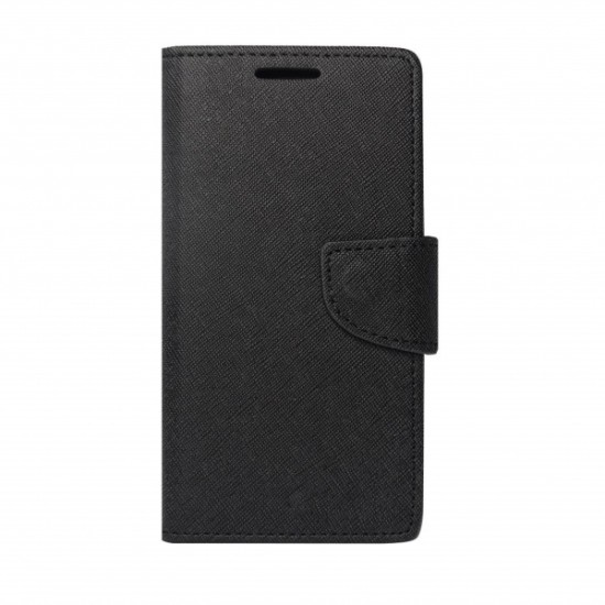 Fancy Book Μαύρο (Huawei Y7 2018/Y7 Prime 2018)