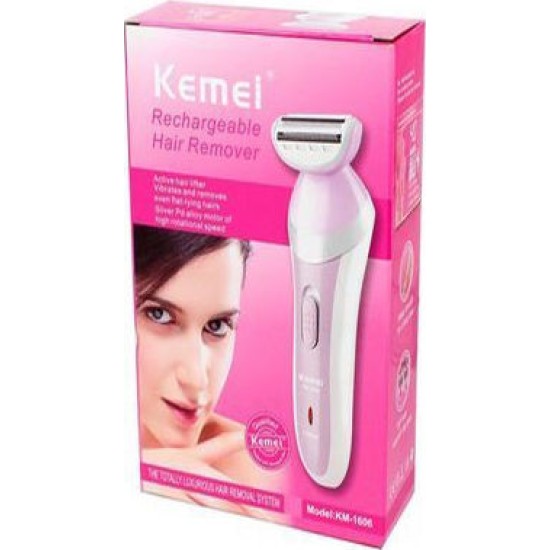 Kemei KM-1606 Αποτριχωτική Μηχανή Epilator για Πρόσωπο, Σώμα & Μπικίνι