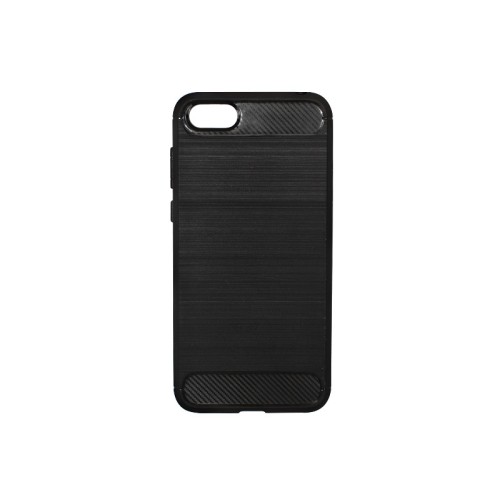 Forcell Carbon Back Cover Σιλικόνης Μαύρο (Huawei Y5 2018/Honor 7S)