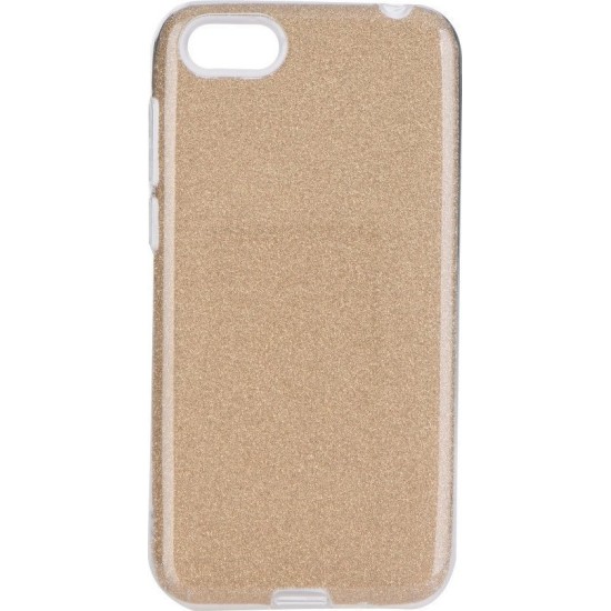Forcell Shining Back Cover Σιλικόνης Χρυσό (Huawei Y5 2018/Honor 7S)