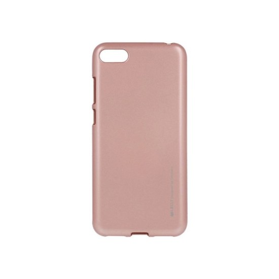 OEM Θήκη Σιλικόνης 360° Για Huawei Y5 2018 / Y5 Prime 2018 Full Cover Metallic Ροζ