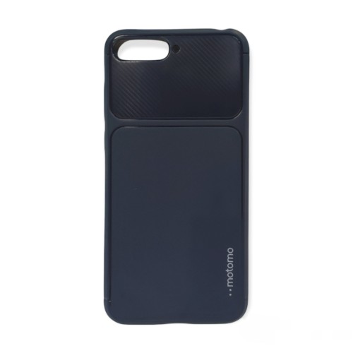 Motomo Shockproof Carbon Back Cover Πλαστικό Ανθεκτική Μπλε (Huawei Y5 2018 / Y5 Prime 2018)