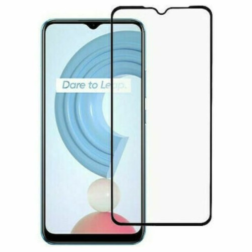 10D Full Glue Tempered Glass Μαύρο (Realme C21)