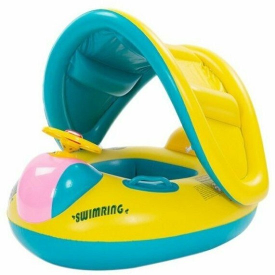 Βρεφικό Σωσίβιο Swimtrainer με Μήκος 90εκ. και Σκίαστρο για 6 Μηνών και Άνω