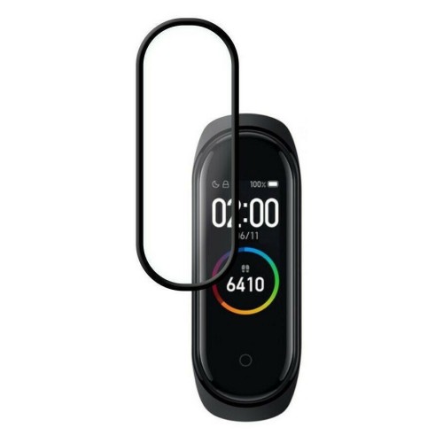 Τζαμάκι Προστασίας Full Glue για Xiaomi Mi Band 6 Black ! ΟΕΜ